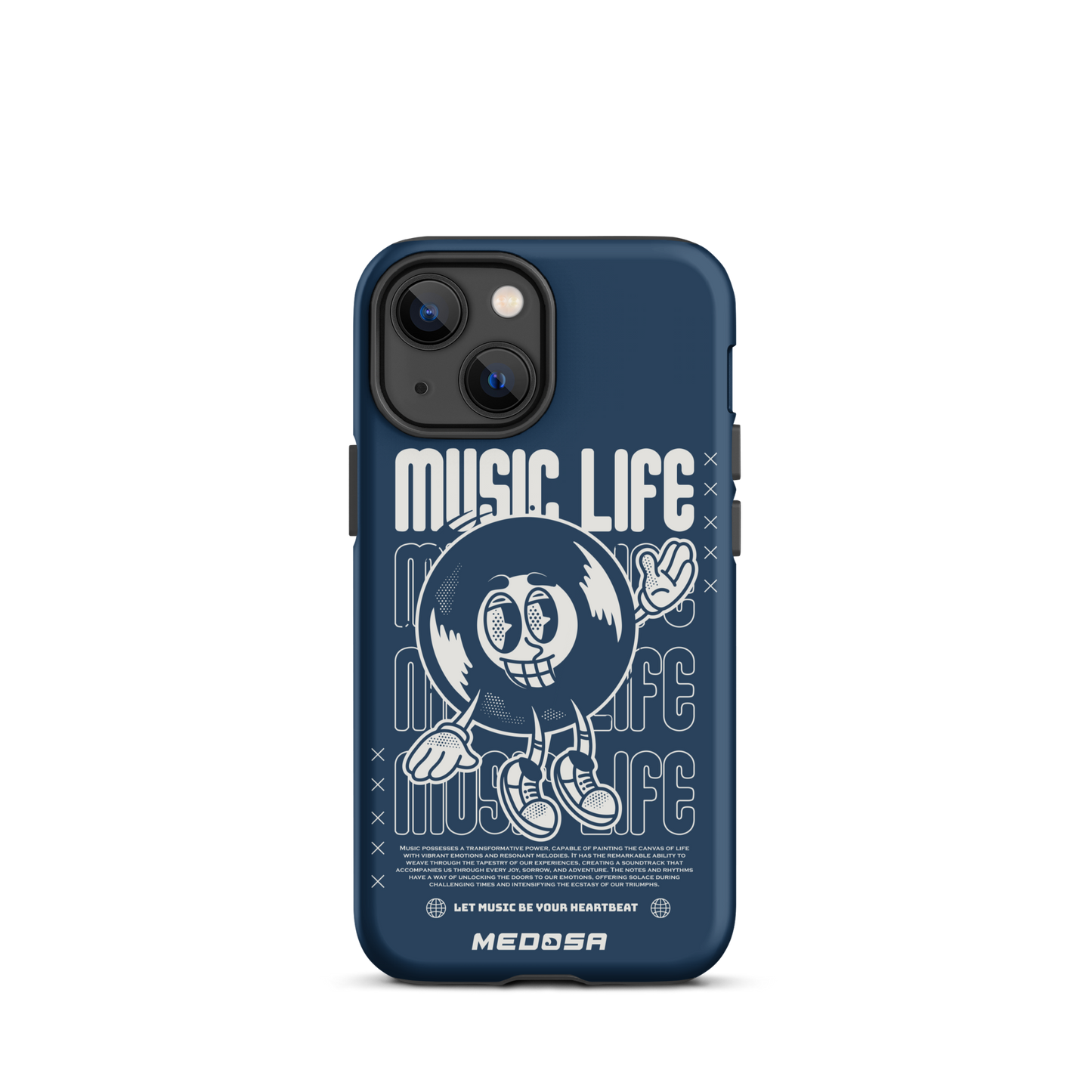 Music Life Navy et Blanc