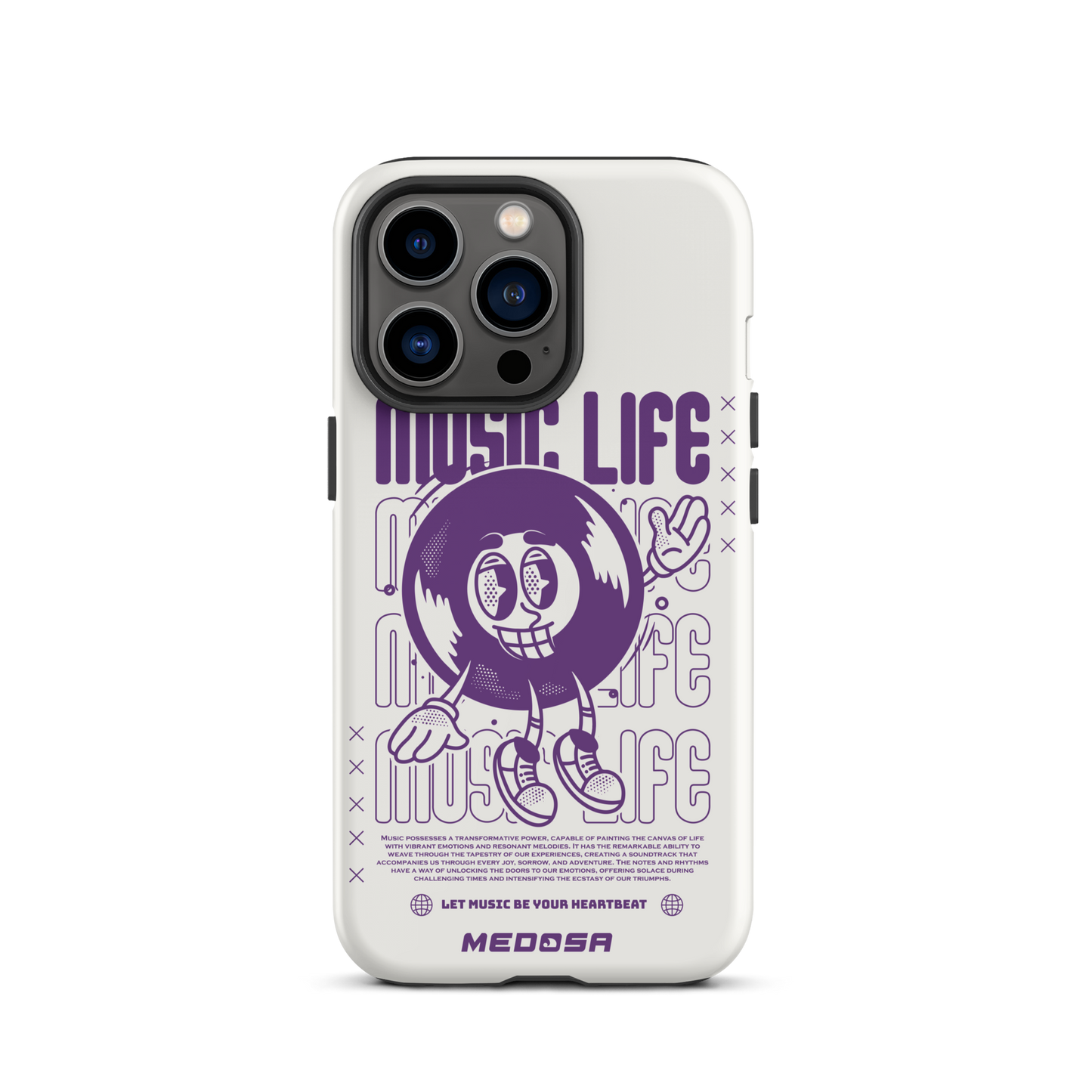 Music Life White and Violet