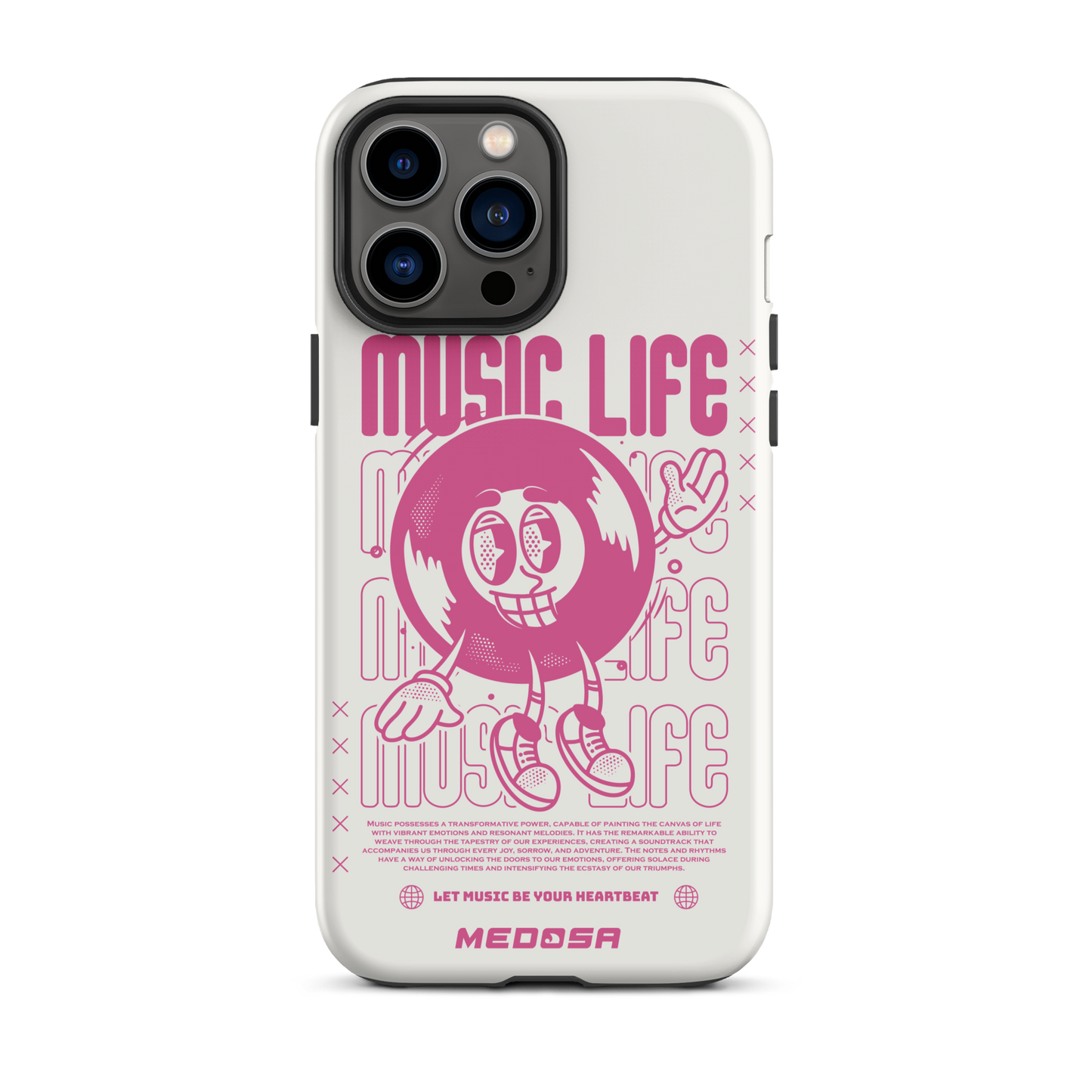 Music Life White and Pink