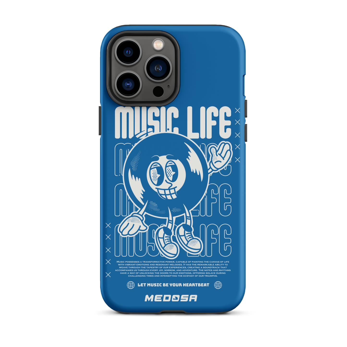 Music Life Blue and White