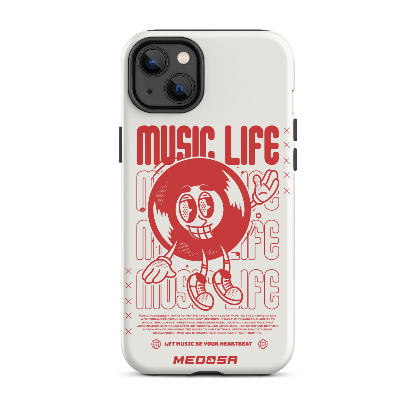 Music Life White and Red