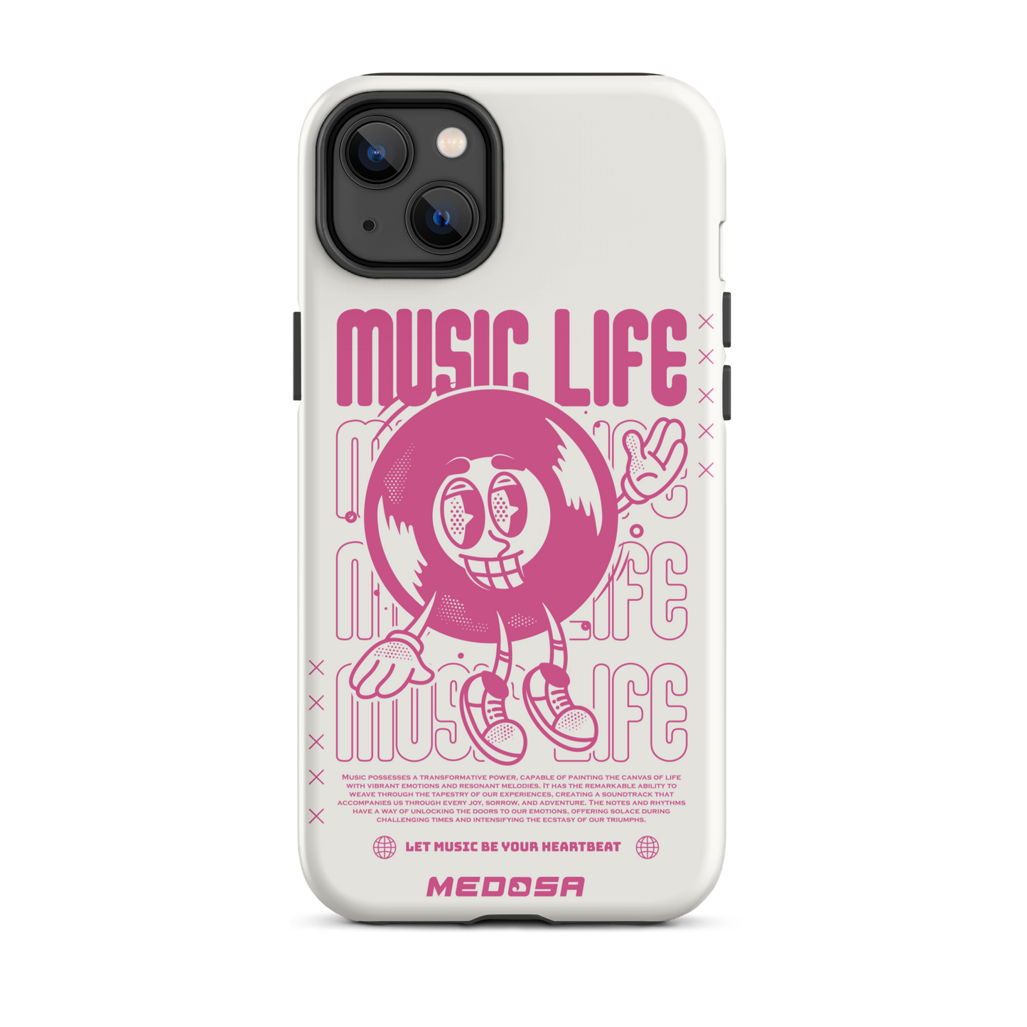 Music Life Blanc et Rose