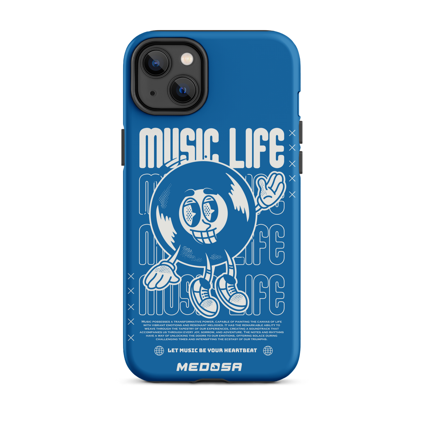 Music Life Blue and White