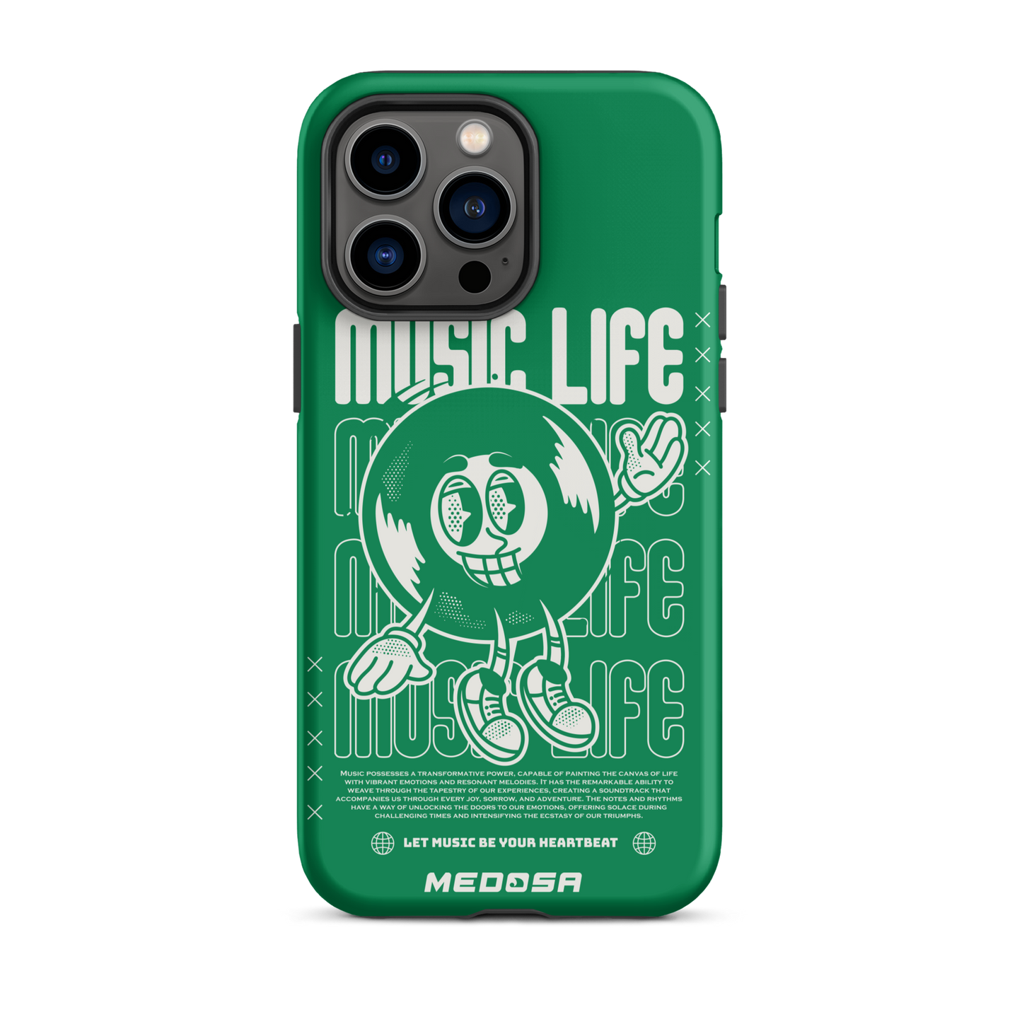 Music Life Green and White