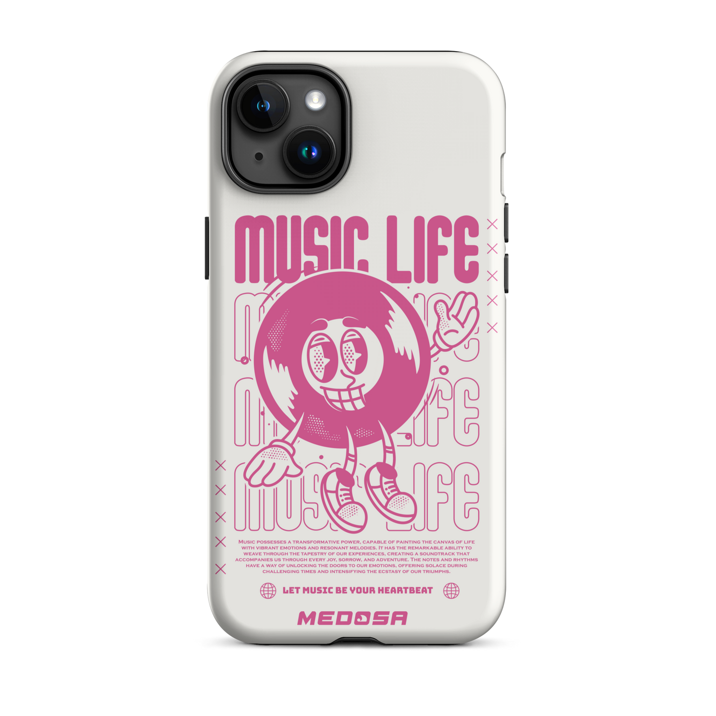 Music Life White and Pink