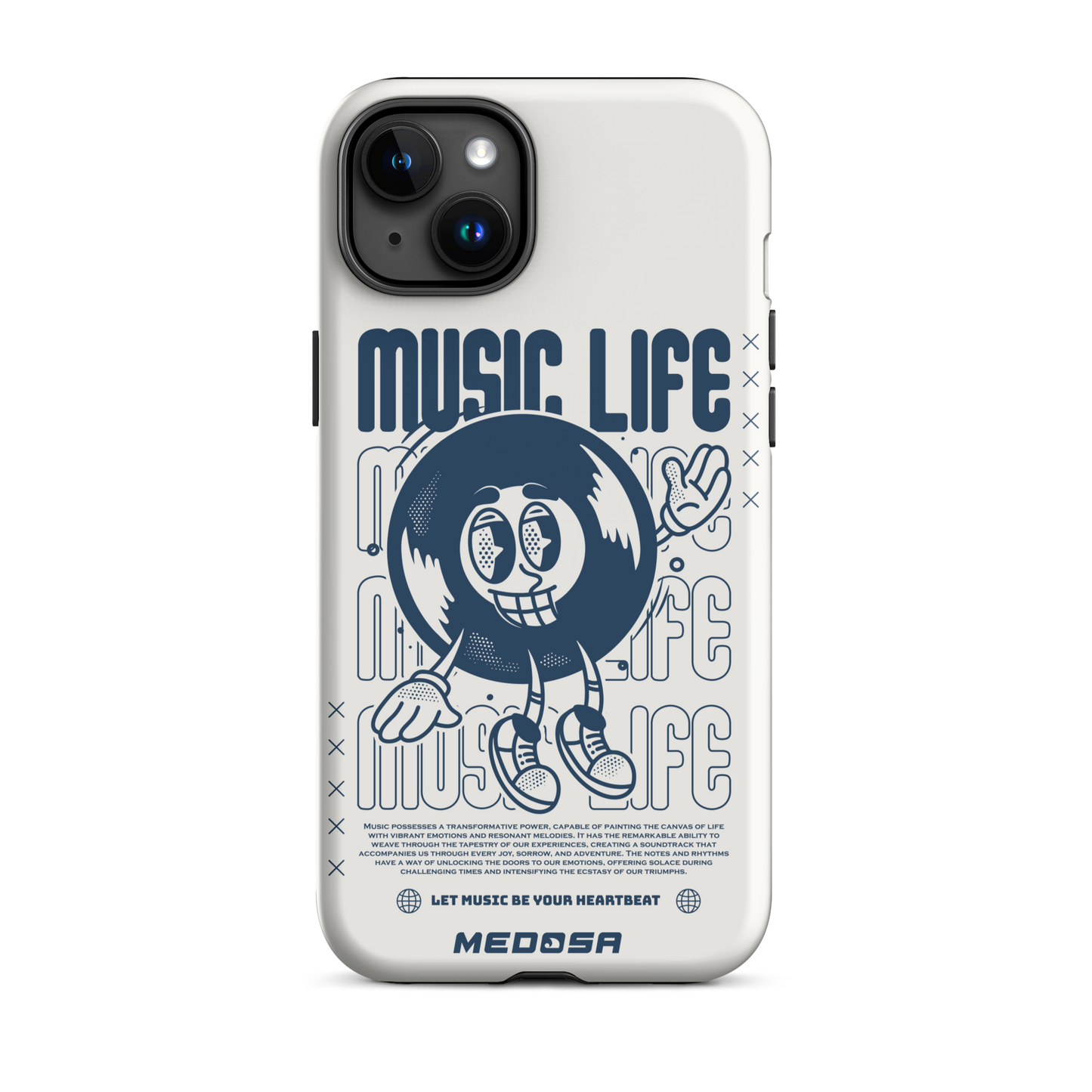 Music Life Blanc et Navy