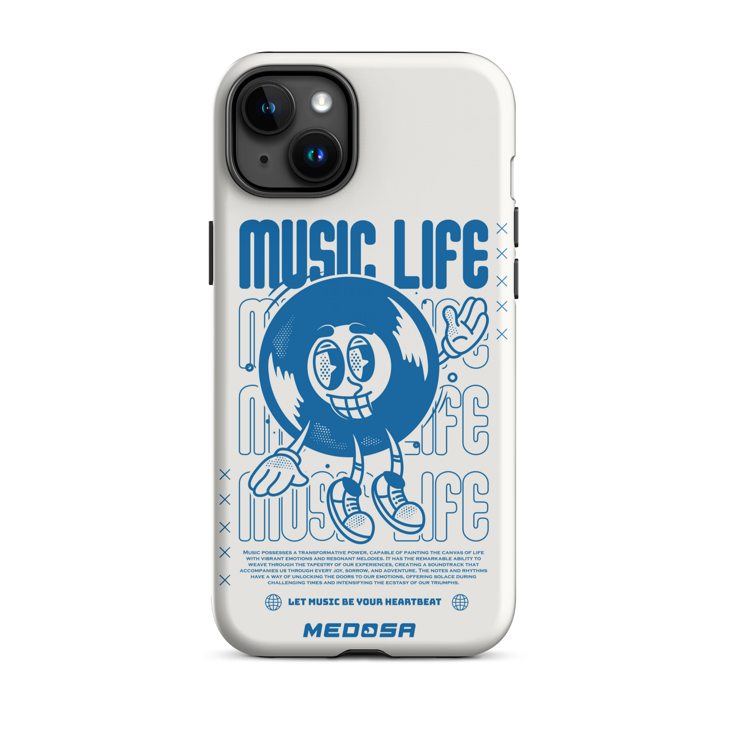 Music Life White and Blue