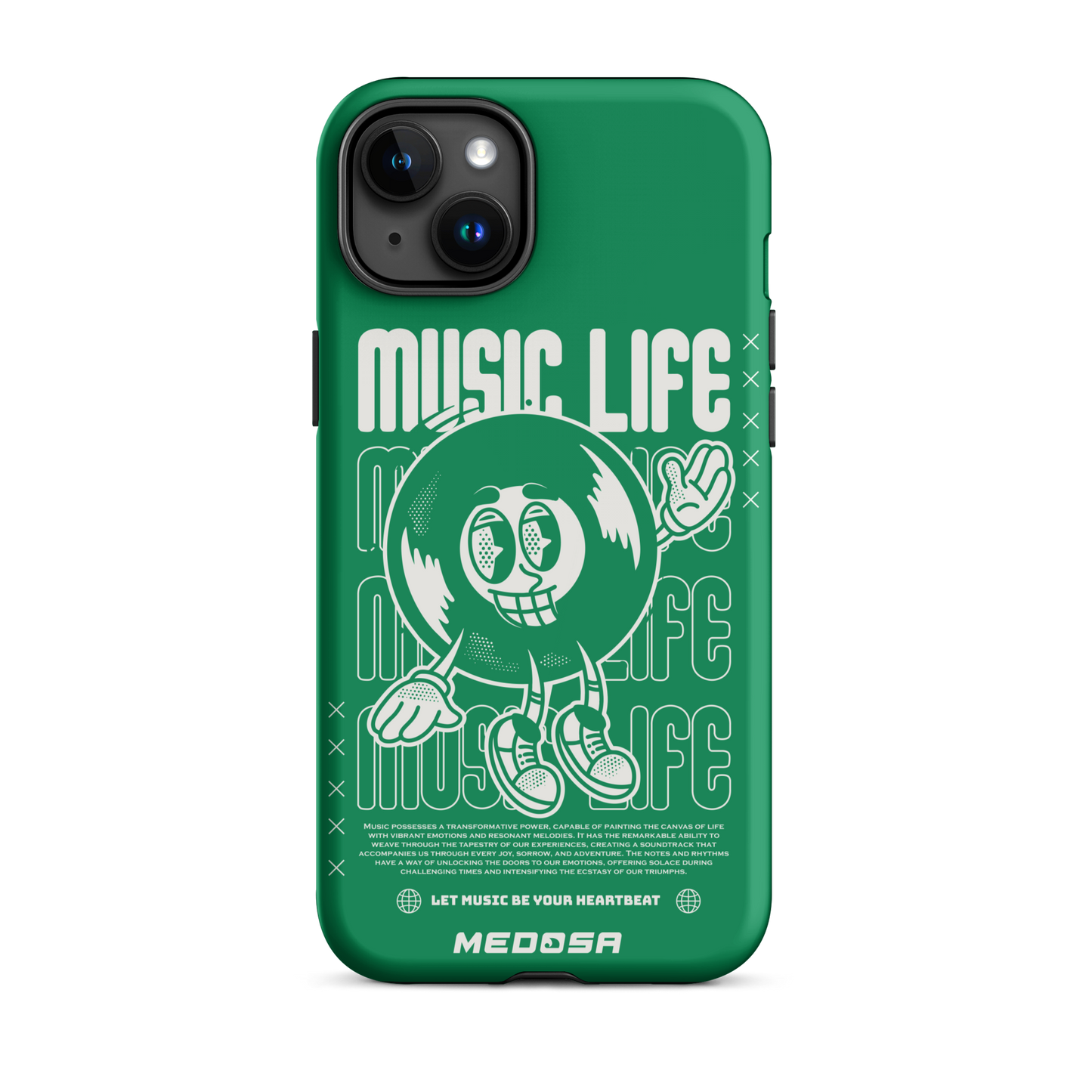 Music Life Green and White