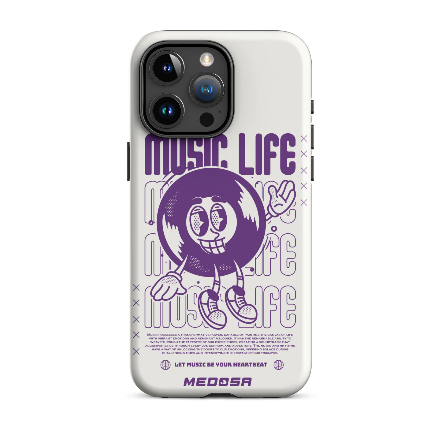 Music Life White and Violet