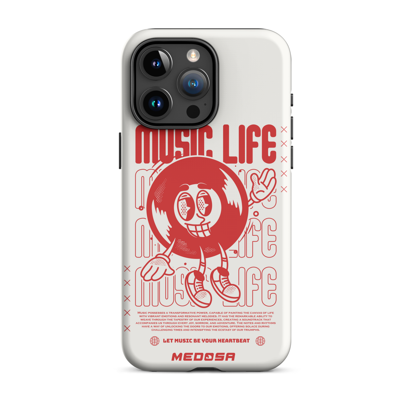 Music Life White and Red